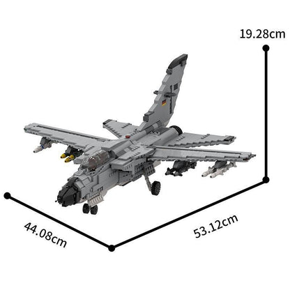 1:32 Scale Bomber Aircraft MOC Building Kit - 5