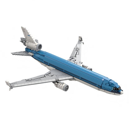 11 Tri-Jet Commercial Airliner Building Kit | LEGO-Compatible MOC - 5