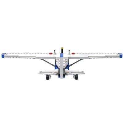 172 Straight Tail Light Aircraft Building Kit | LEGO-Compatible MOC - 3