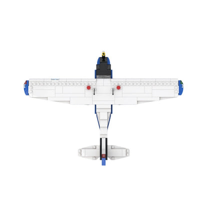 172 Straight Tail Light Aircraft Building Kit | LEGO-Compatible MOC - 5