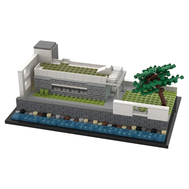 1924 Lakeside Modernist Villa Architecture MOC Building Kit - 1