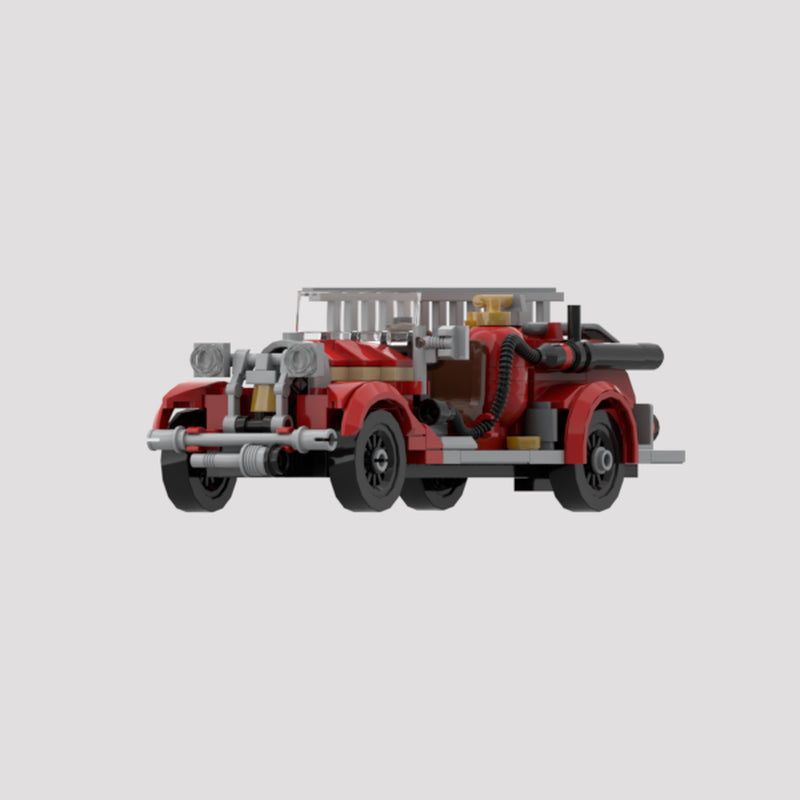 1930 Peter Pirsch & Sons Fire Pumper Truck Building Kit | Compatible MOC - 2