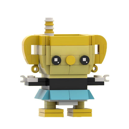 1930s Rubber Hose Cartoon Cup BrickHeadz Building Kit | LEGO-Compatible MOC - 4