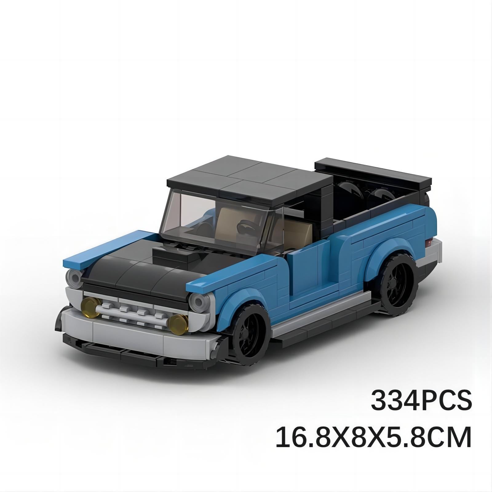 1950's Farm Truck Building Kit | LEGO-Compatible MOC - 6