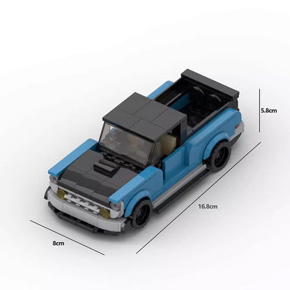 1950's Farm Truck Building Kit | LEGO-Compatible MOC - 7