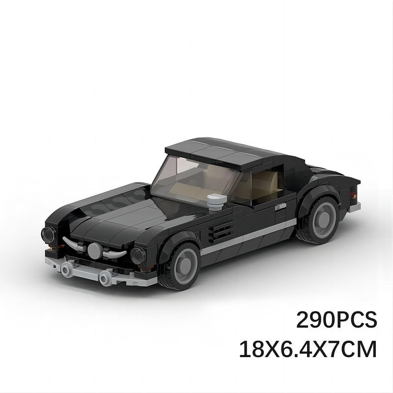 1950s Gullwing Coupe Retro Sports Car Building Kit | LEGO-Compatible MOC - 6