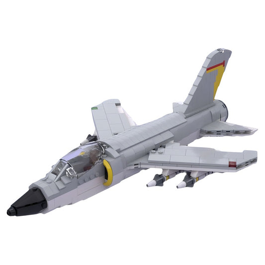1950s Naval F-11F Tiger Fighter Jet MOC Building Kit - 1