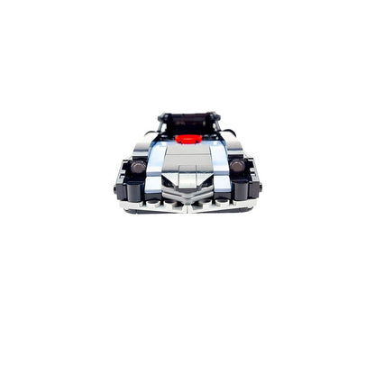 1950s Retro Superhero Supercar Building Kit | LEGO-Compatible MOC - 5