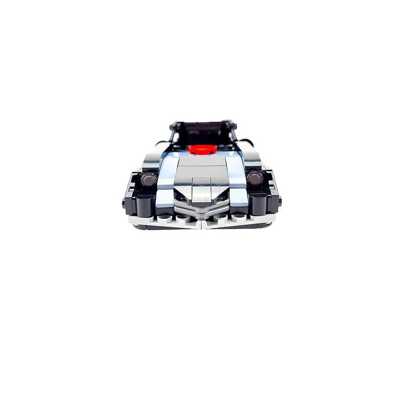 1950s Retro Superhero Supercar MOC Building Kit - 6