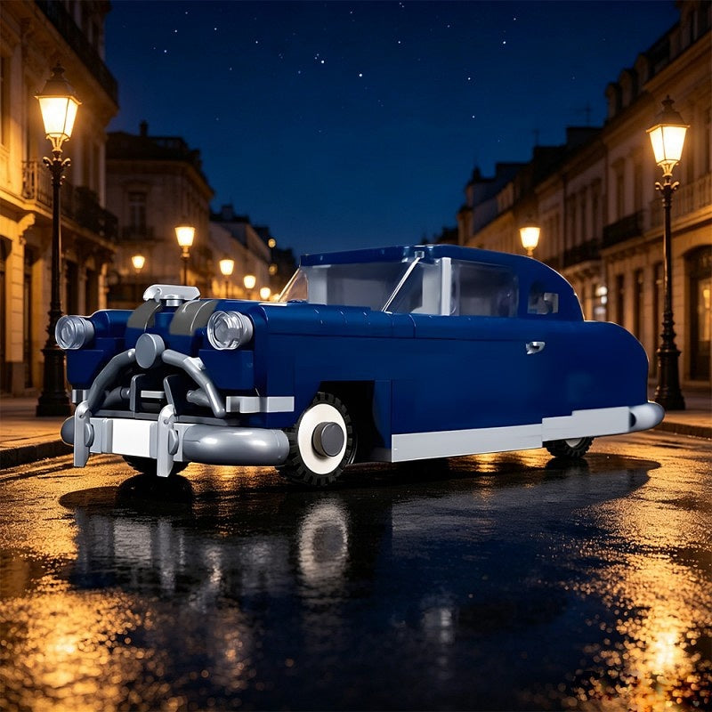 1951 Streamlined American Coupe MOC Building Kit | Classic Car Model - 6