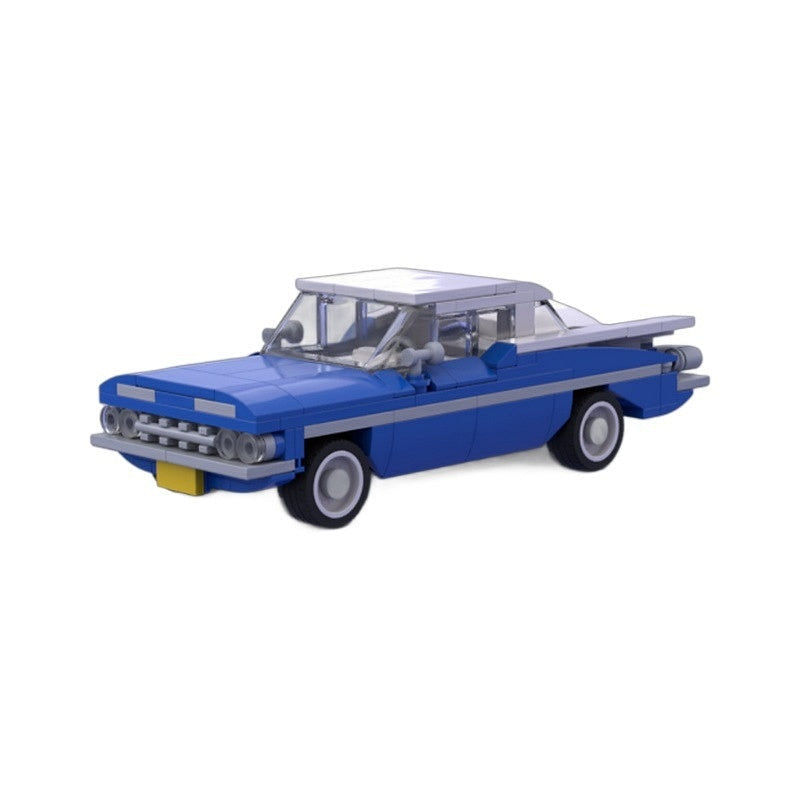 1959 American Tailfin Coupe MOC Building Kit | Vintage Vehicle Model - 3