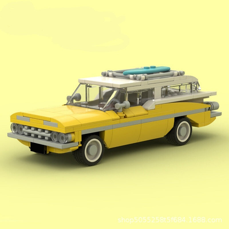 1959 Retro Vintage Nomad Wagon MOC Building Kit | Classic Vehicle Model - 3
