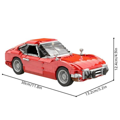 1960s Japanese Grand Touring Sports Coupe MOC Building Kit - 3
