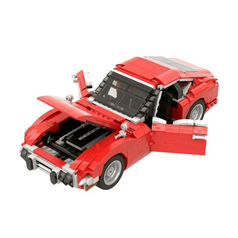 1960s Japanese Grand Touring Sports Coupe MOC Building Kit - 4