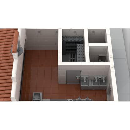 1960s Mission-Style Roadside Restaurant MOC Building Kit - 4
