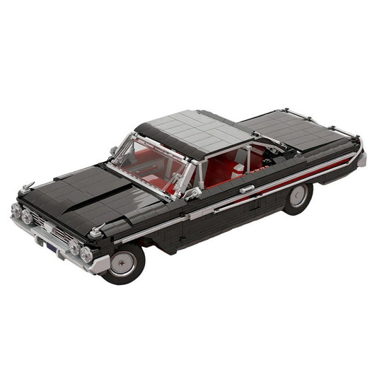 1961 Vintage SS Muscle Car Building Kit| LEGO-Compatible MOC - 2
