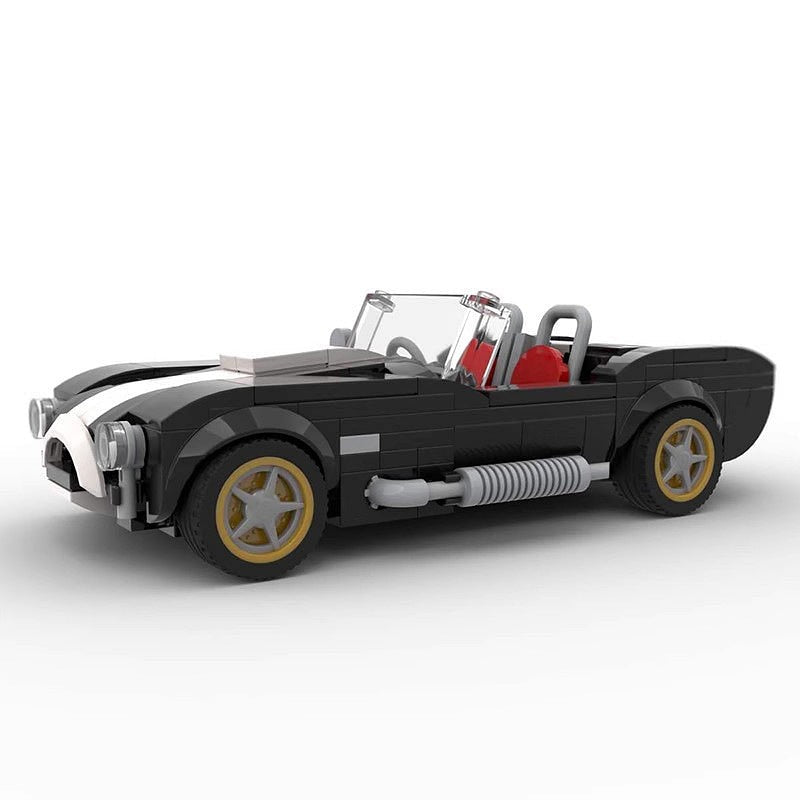 1962 Classic V8 Roadster MOC Building Kit | Vintage Sports Car Model - 1