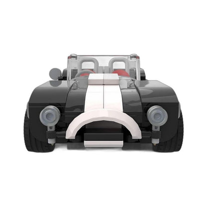 1962 Classic V8 Roadster MOC Building Kit | Vintage Sports Car Model - 5