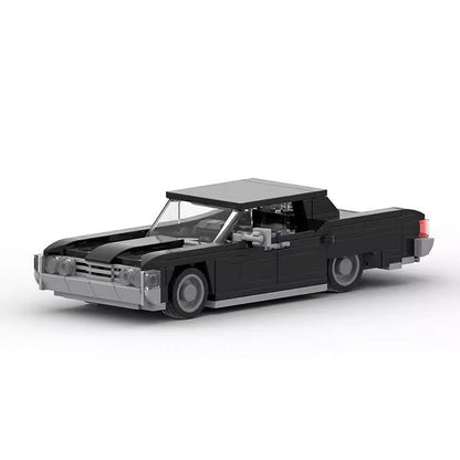 1965 American Luxury Sedan MOC Vehicle Building Kit | Classic Car Design - 1