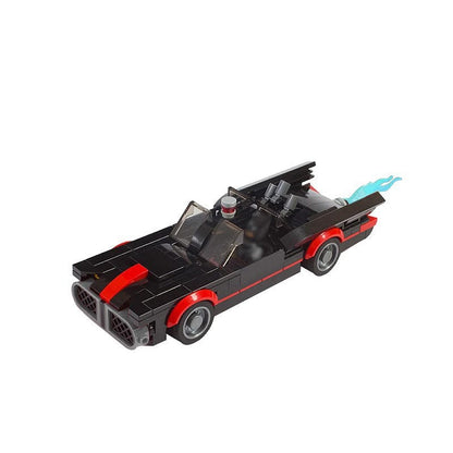 1966 Retro Vigilante Crimefighting Car MOC Building Kit | Vehicle Model - 1