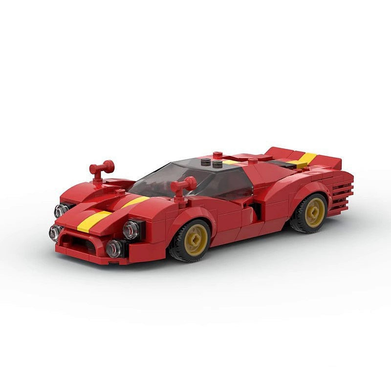 1967 Italian V12 Endurance Race Car MOC Building Kit | Vintage Racer - 1