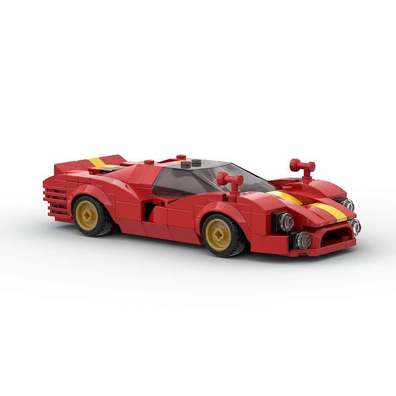 1967 Italian V12 Endurance Race Car MOC Building Kit | Vintage Racer - 2