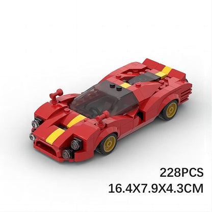 1967 Italian V12 Endurance Race Car MOC Building Kit | Vintage Racer - 6