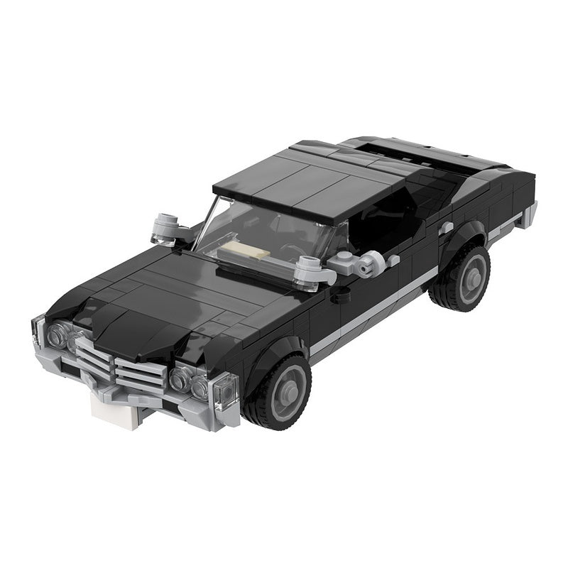 1967 Retro Hunter Sedan MOC Building Kit | Paranormal Investigation Muscle Car - 3