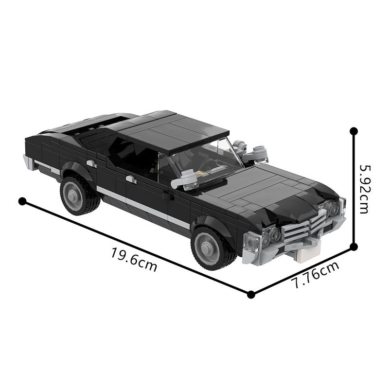 1967 Retro Hunter Sedan MOC Building Kit | Paranormal Investigation Muscle Car - 4