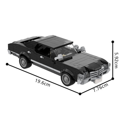 1967 Retro Hunter Sedan MOC Building Kit | Paranormal Investigation Muscle Car - 4