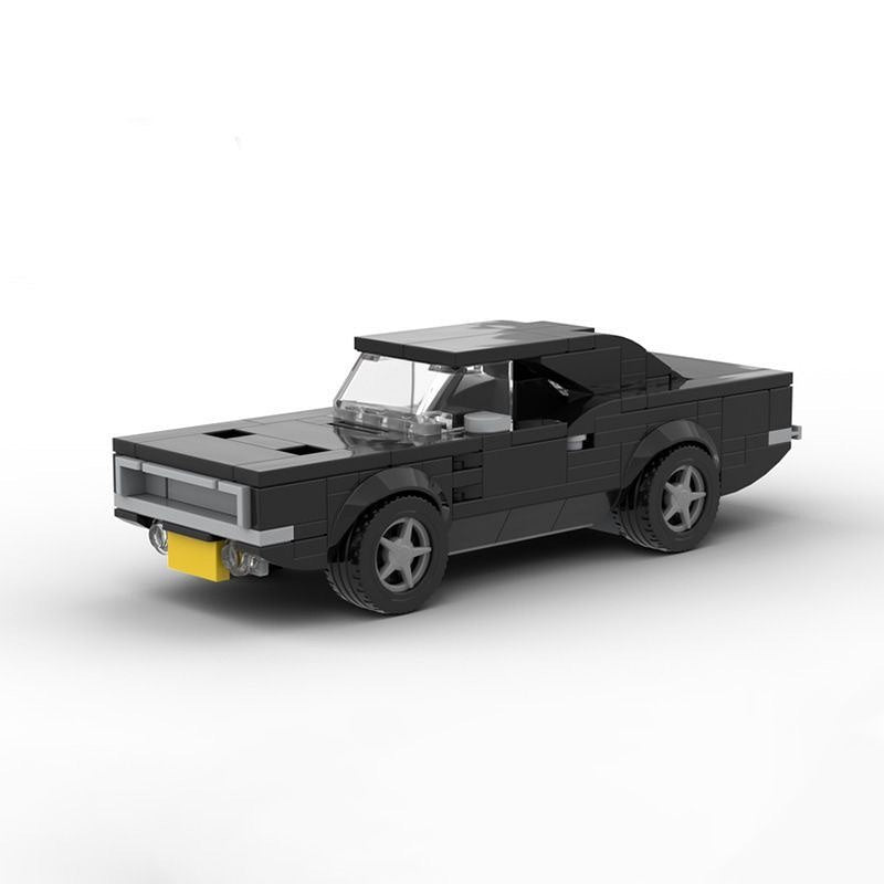 1968 Vintage 6 Wide Muscle Car Building Kit | Compatible MOC - 1