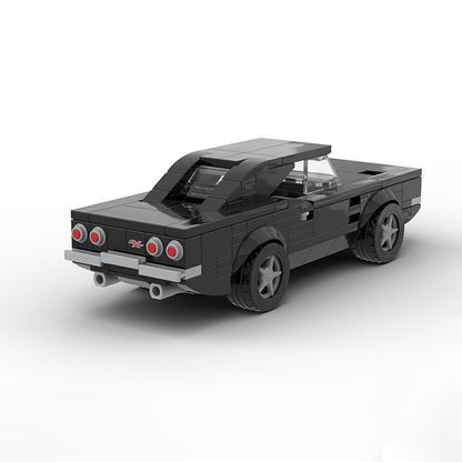 1968 Vintage 6 Wide Muscle Car Building Kit | Compatible MOC - 2