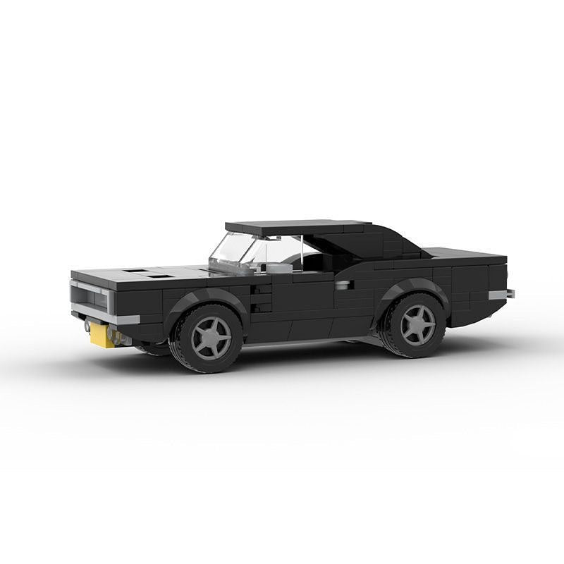 1968 Vintage 6 Wide Muscle Car Building Kit | Compatible MOC - 4