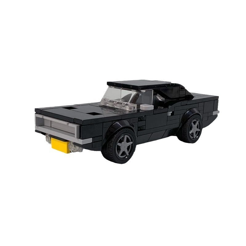 1968 Vintage 6 Wide Muscle Car Building Kit | LEGO-Compatible MOC - 5