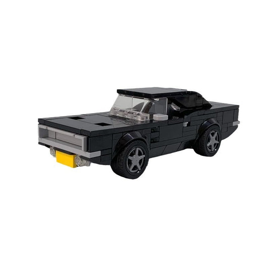 1968 Vintage 6 Wide Muscle Car Building Kit | LEGO-Compatible MOC - 5