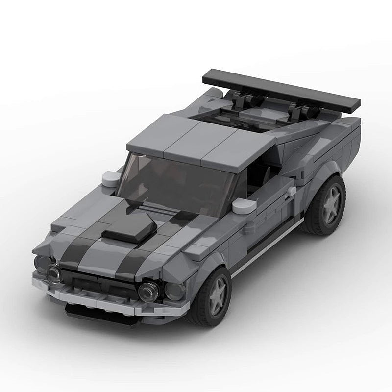 1969 Boss 302 Classic Muscle Car MOC Building Kit | Vehicle Model - 6