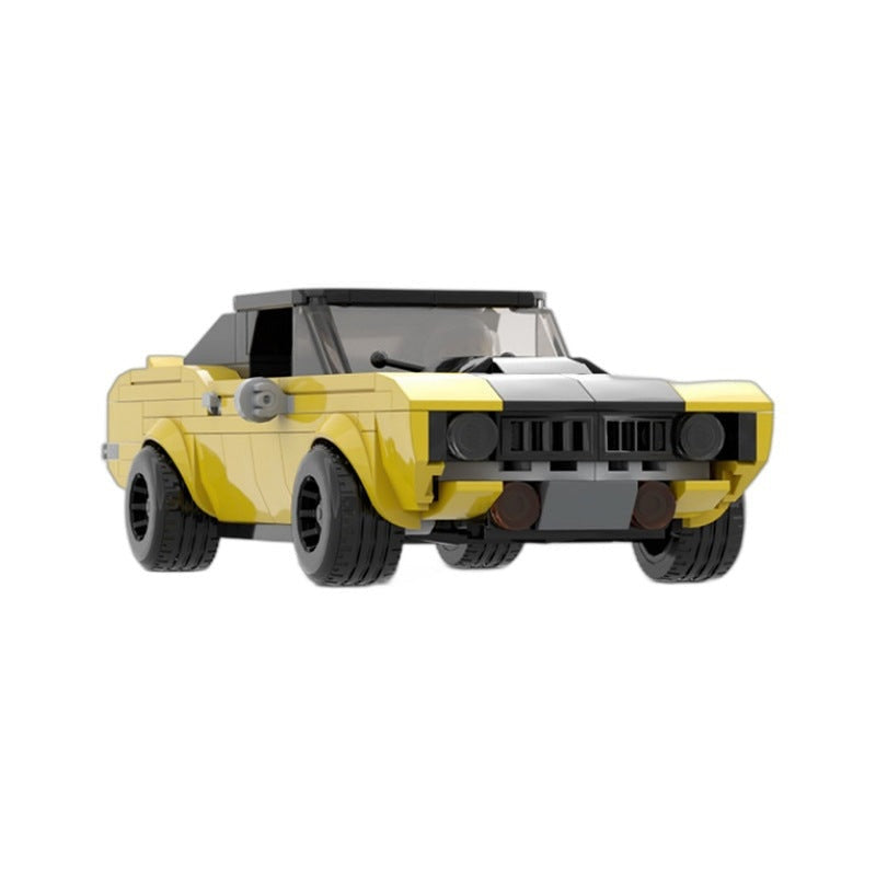 1969 Classic Muscle Car MOC Building Kit | Vintage Vehicle Model - 1