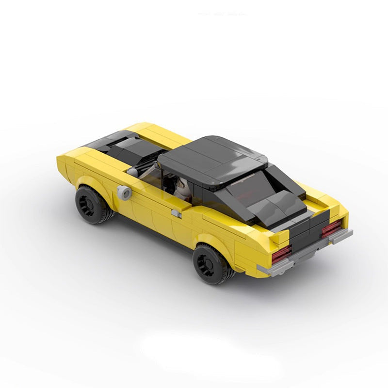1969 Classic Muscle Car MOC Building Kit | Vintage Vehicle Model - 3
