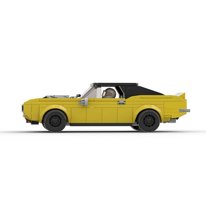 1969 Classic Muscle Car MOC Building Kit | Vintage Vehicle Model - 4