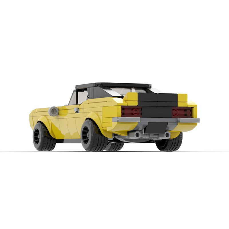 1969 Classic Muscle Car MOC Building Kit | Vintage Vehicle Model - 5