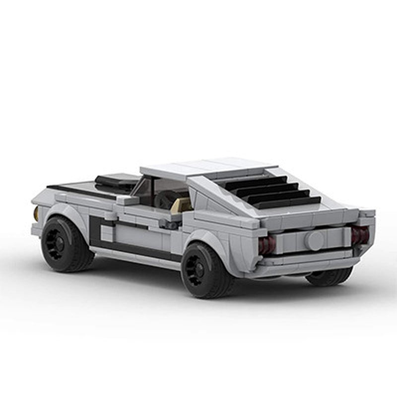 1969 Retro 302 Fastback Muscle Car Building Kit |  1:24 LEGO-Compatible MOC - 3
