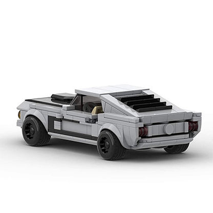 1969 Retro 302 Fastback Muscle Car Building Kit |  1:24 LEGO-Compatible MOC - 3