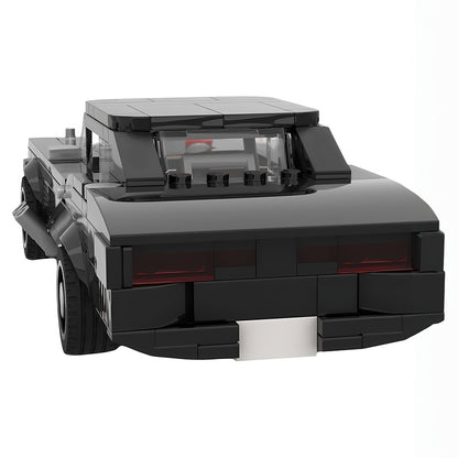 1970 Black Turbo Muscle Car MOC Building Kit - 5