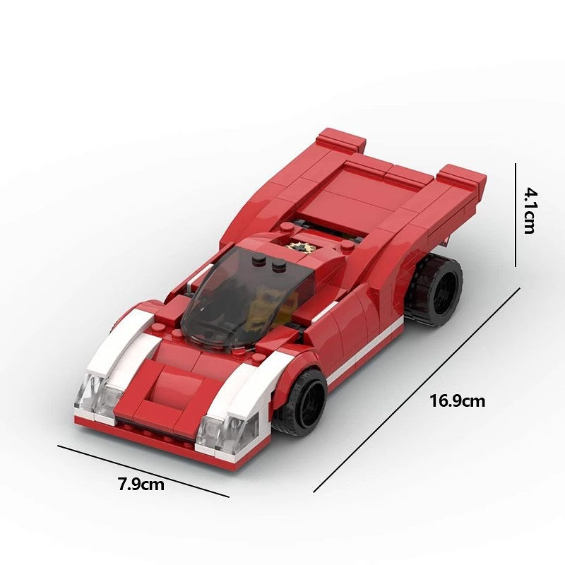 1970s Endurance Racing Prototype Building Kit | 8-Wide Compatible MOC - 6