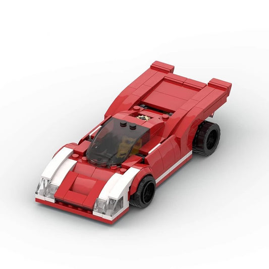 1970s Endurance Racing Prototype Building Kit | 8-Wide LEGO-Compatible MOC - 1