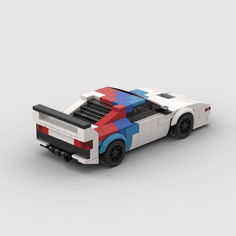 1970s M1 Wedge Supercar MOC Building Kit | Retro Vehicle Model - 3