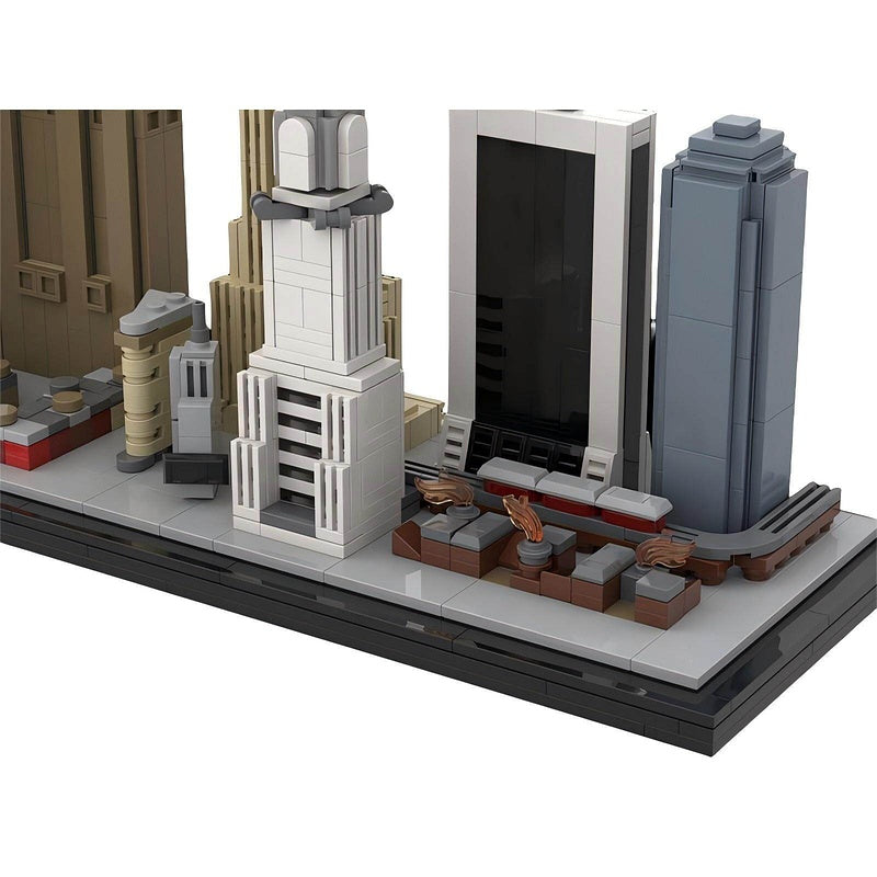 1970s New York City Skyline Building Kit | LEGO-Compatible MOC - 3