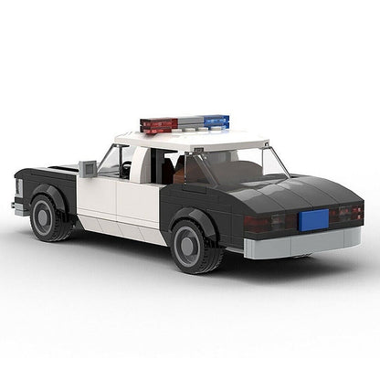 1970s Vintage California Police Sedan MOC Building Kit | Classic Car Model - 3