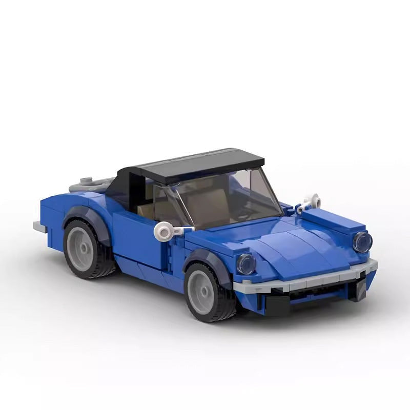 1971 British Convertible Roadster MOC Building Kit | Classic Sports Car Model - 3