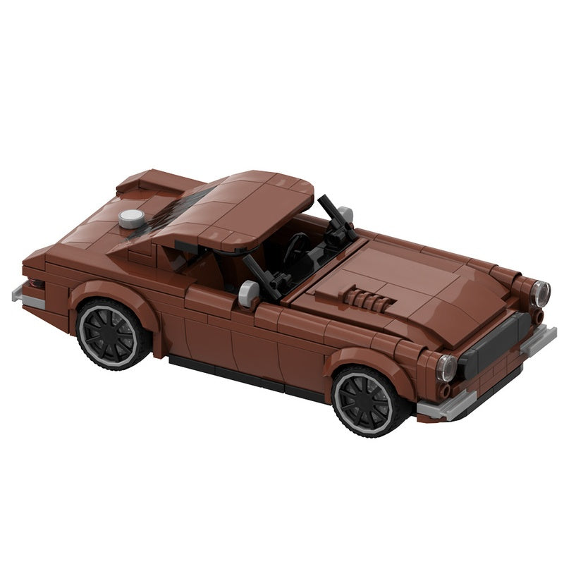 1971 Scandinavian Classic Restomod Sports Coupe Building Kit | LEGO-Compatible MOC - 3